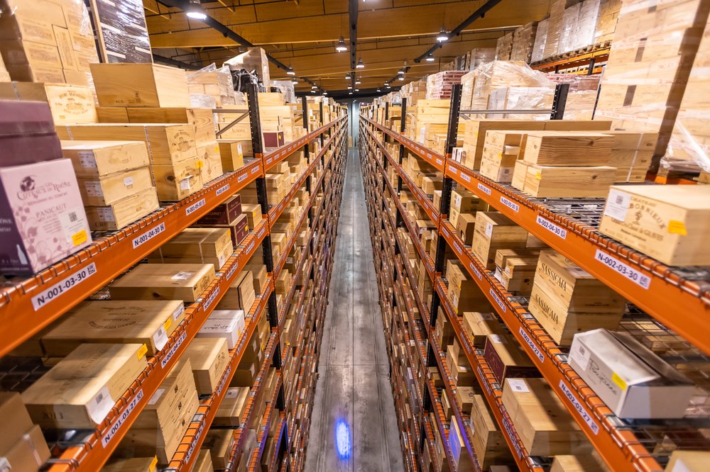 Distribution des vins